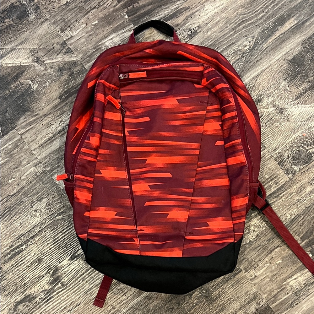 Lands End Stylish Red and Black Men's Backpack